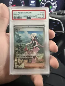 Pokemon Dawn 129/094 Me02: Phantasmal Flames SIR Holo EN 2025 PSA 10 - Image 1