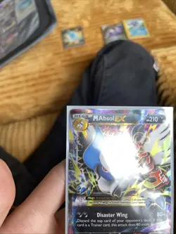 Pokemon TCG M Absol-EX XY Black Star Promos XY63 Holo Promo - Image 3