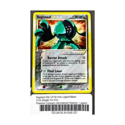 Pokemon Legend Maker Registeel Star (UR) #92 (Holo) VG - Image 1