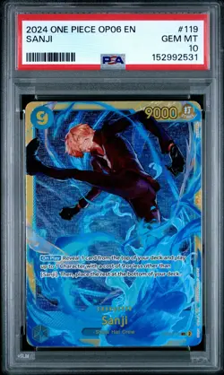 Sanji 119 One Piece Op06 One Piece PSA 10 - Image 1