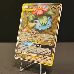 Pokemon Venusaur & Snivy GX SM229 Black Star Promo Holo Tag Team NM - Image 3
