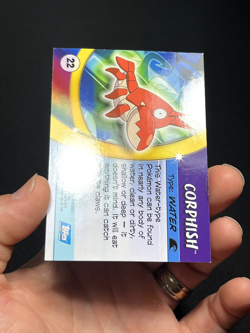 Topps Pokemon Advanced Challenge Non Holo Corphish #22 LP - Image 4