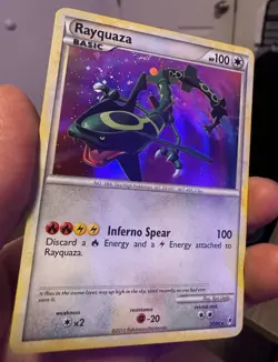 Pokemon TCG Rayquaza 20/95 Call of Legends Holo Rare English 2011 NM! - Image 1