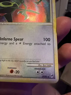 Pokemon TCG Rayquaza 20/95 Call of Legends Holo Rare English 2011 NM! - Image 4
