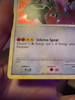 Pokemon TCG Rayquaza 20/95 Call of Legends Holo Rare English 2011 NM! - Image 5