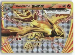 Talonflame BREAK 21/114 Steam Siege BREAK Rare Near Mint - Image 1