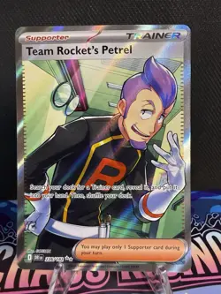 Pokemon Destined Rivals Team Rocket’s Petrel Ultra Rare 226/182 - NM Near Mint - Image 1