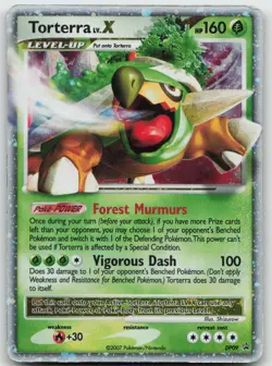 Torterra LV.X DP09 Holo Promo Diamond and Pearl Promos Pokemon TCG HP - Image 1