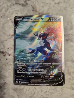 Hisuian Samurott V GG51/GG70 SWSH Crown Zenith Galarian Gallery Pokemon NM - Image 1
