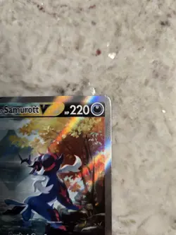 Hisuian Samurott V GG51/GG70 SWSH Crown Zenith Galarian Gallery Pokemon NM - Image 3