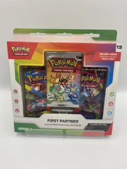 Pokemon First Partner Illustration Collection Series 1 Box English Sealed - Image 1