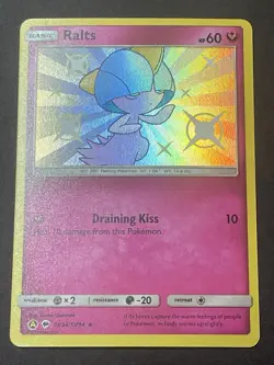 Ralts SV34/SV94 Hidden Fates Baby Shiny Vault Pokemon TCG Holo Rare English - Image 1