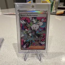 Pokemon Roxie's Performance 228/236 Cosmic Eclipse Secret Rare Full Art - Image 1