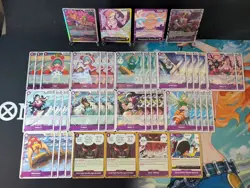 One Piece | PY Rosinante + Purple Donquixote Doflamingo Deck Cores (60 Cards) - Image 1