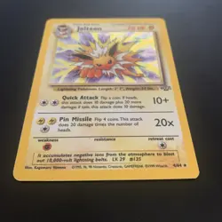 Jolteon 4/64 Pokemon TCG Jungle Set Holo - *Damaged Read Description* - Image 4
