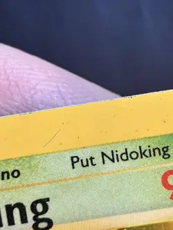 Nidoking 11/102 Holo Rare, Base Set Vintage Pokemon Card 1999 MP see photos - Image 4