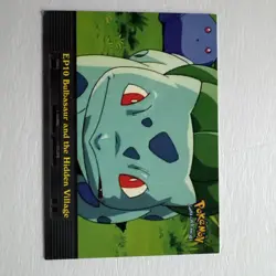 Pokemon Bulbasaur and the Hidden Village 1999 Topps EP10 - Image 1