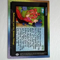 Pokemon Bulbasaur and the Hidden Village 1999 Topps EP10 - Image 2