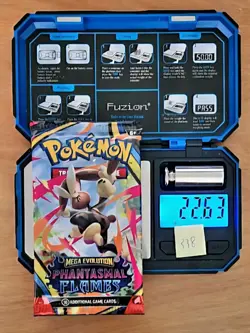 (HEAVY)🔥 22.63g Pokemon TCG Phantasmal Flames Booster Pack Factory Sealed✅ - Image 1