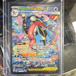 Mega Greninja EX 116/086 Evolutions Secret Rare Full Art Holo Pokemon TCG - Image 1