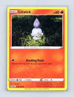 Litwick 024/196 Common Lost Origin Pokemon Lightly Played - Image 1