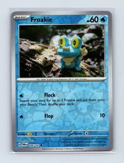 Froakie 056/167 Common Twilight Masquerade Pokemon Reverse Holo Lightly Played - Image 1