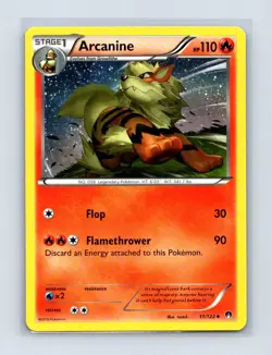 Arcanine 11/122 Uncommon BREAKpoint Pokemon Near Mint - Image 1