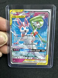Gardevoir & Sylveon GX Ultra Rare SM - Unbroken Bonds 130/214 LP Pokemon TCG - Image 1