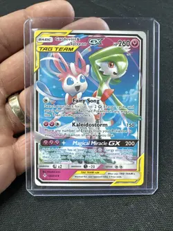 Gardevoir & Sylveon GX Ultra Rare SM - Unbroken Bonds 130/214 LP Pokemon TCG - Image 5