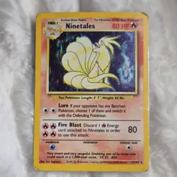 Pokemon Ninetales 12/102 Base Set Holo Rare 1999 Stage 1 80 HP - Image 1