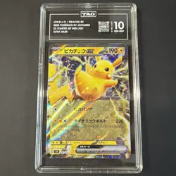 2023 Pokemon SV (Jn) Pikachu Ex Starter Set #001/021 Ultra Rare TAG 10 - Image 1