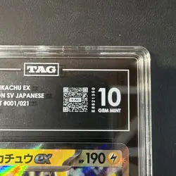 2023 Pokemon SV (Jn) Pikachu Ex Starter Set #001/021 Ultra Rare TAG 10 - Image 3