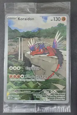 SEALED Koraidon 014 Black Star Promo Illustration Rare Pokemon TCG - Image 1