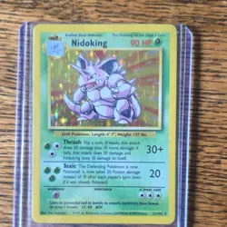 Pokemon TCG Nidoking Base Set 11/102 Holo Rare 1999 Wizards - Image 1