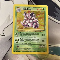 Nidoking - Base Set 11/102 Holo - Pokemon TCG 1999 - WOTC Base Set - MP/HP - Image 3