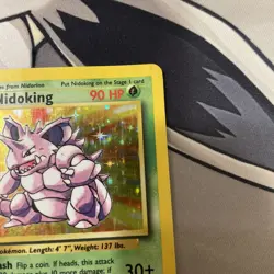 Nidoking - Base Set 11/102 Holo - Pokemon TCG 1999 - WOTC Base Set - MP/HP - Image 5