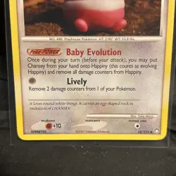 Pokemon Happiny Mysterious Treasures #52/123 Uncommon - Image 2