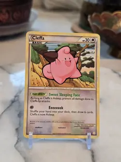 Pokemon TCG Cleffa 17/123 Heartgold & Soulsilver Regular LP - Image 1
