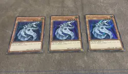 Yu-Gi-Oh! 3x Cyber Dragon x3 SGX1-ENG01 Secret Rare Nm - Image 1