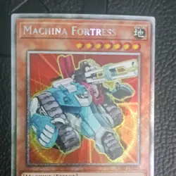 Yu-Gi-Oh! Secret Rare Machina Fortress Effect RA03-EN24 1st Ed Holo 2500 ATK - Image 3