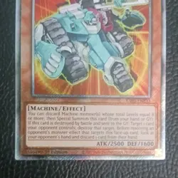 Yu-Gi-Oh! Secret Rare Machina Fortress Effect RA03-EN24 1st Ed Holo 2500 ATK - Image 4
