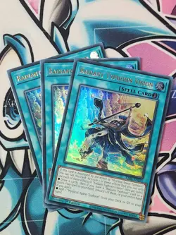 YUGIOH X3 RA05-EN075 Radiant Typhoon Vision Ultra Rare 1ST EDITION PLAYSET - Image 1