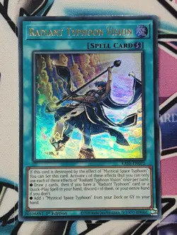 YUGIOH X3 RA05-EN075 Radiant Typhoon Vision Ultra Rare 1ST EDITION PLAYSET - Image 3