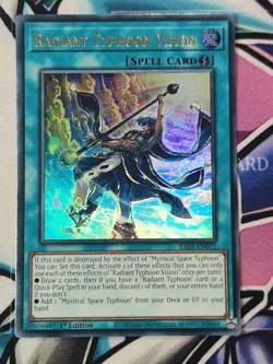 YUGIOH X3 RA05-EN075 Radiant Typhoon Vision Ultra Rare 1ST EDITION PLAYSET - Image 5