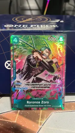 One Piece Roronoa Zoro OP13-037 (TR) Adventure on Kami's Island (OP15-EB04) - Image 1
