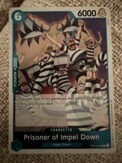 Prisoner of Impel Down OP16-042 R The Time of Battle Foil English One Piece - Image 1