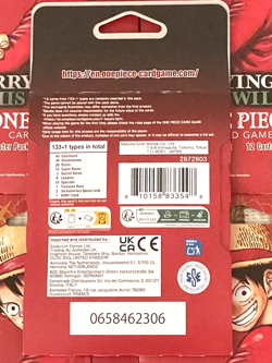 Lot 5x ENGLISH One Piece CCG: Carrying On His Will - Sleeved Booster Pack OP-13 - Image 2