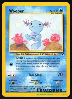 Wooper - 71/75 - Common - Neo Discovery - Pokemon Card - Image 1