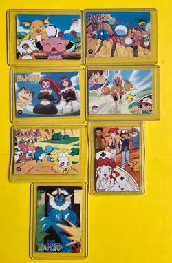 🔥 MARILL BUNDLE Pokemon Pocket Monsters Vintage Vending Prism Stickers Foil - Image 2