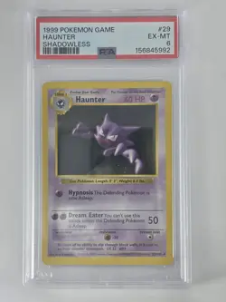1999 Pokemon Haunter Shadowless #29 PSA 6 EX-MT Card - Image 4